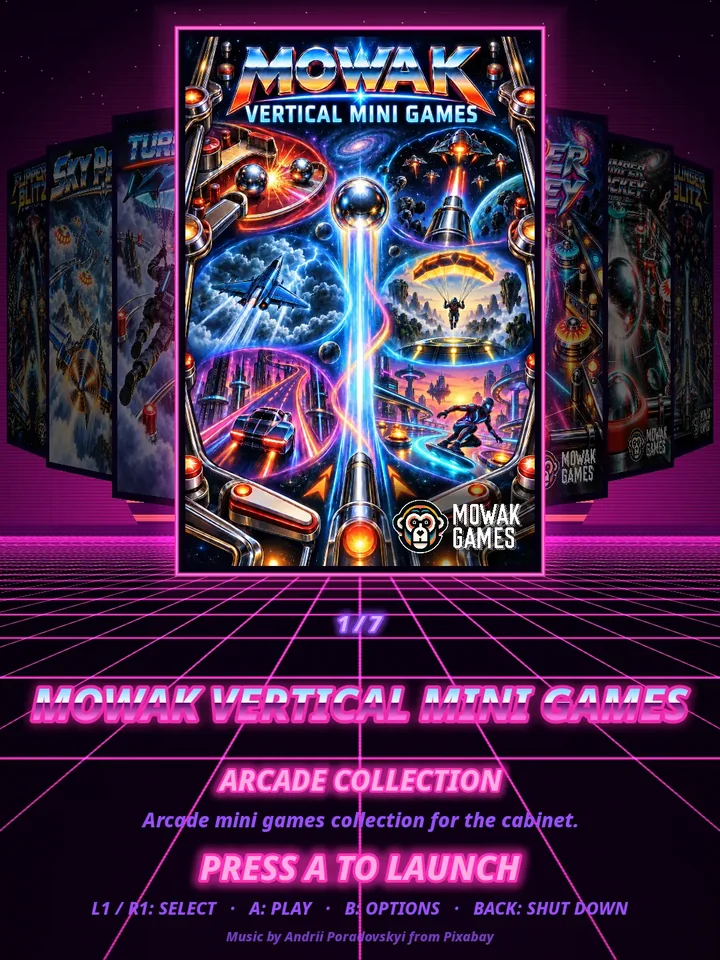 Mowak Launcher in the Retro 80's style