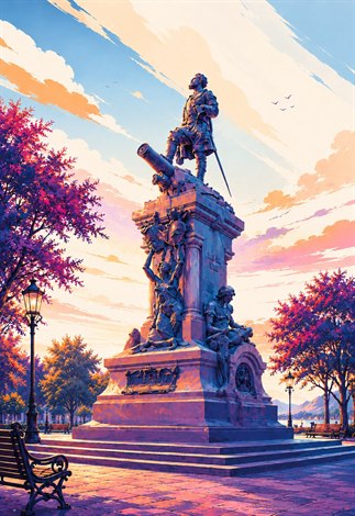 Modern Patagonia Chile Hernando de Magallanes monument artwork