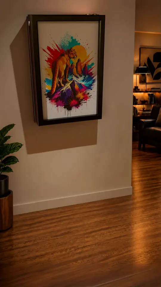 MOWAK wall-mounted folding digital pinball opening sequence